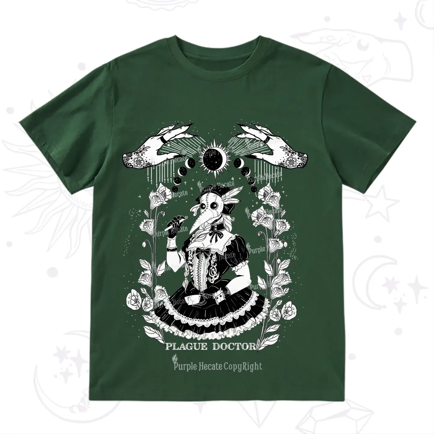 Purplehecate Plague Doctor T-Shirt