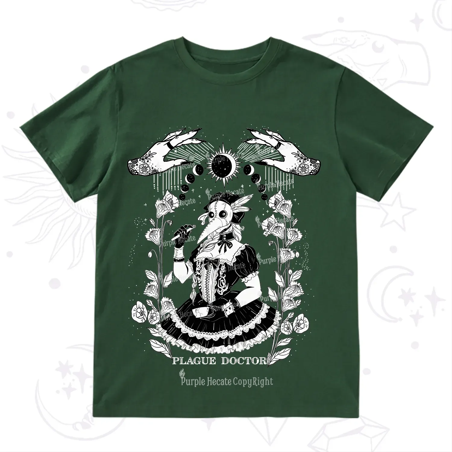 Purplehecate Plague Doctor T-Shirt