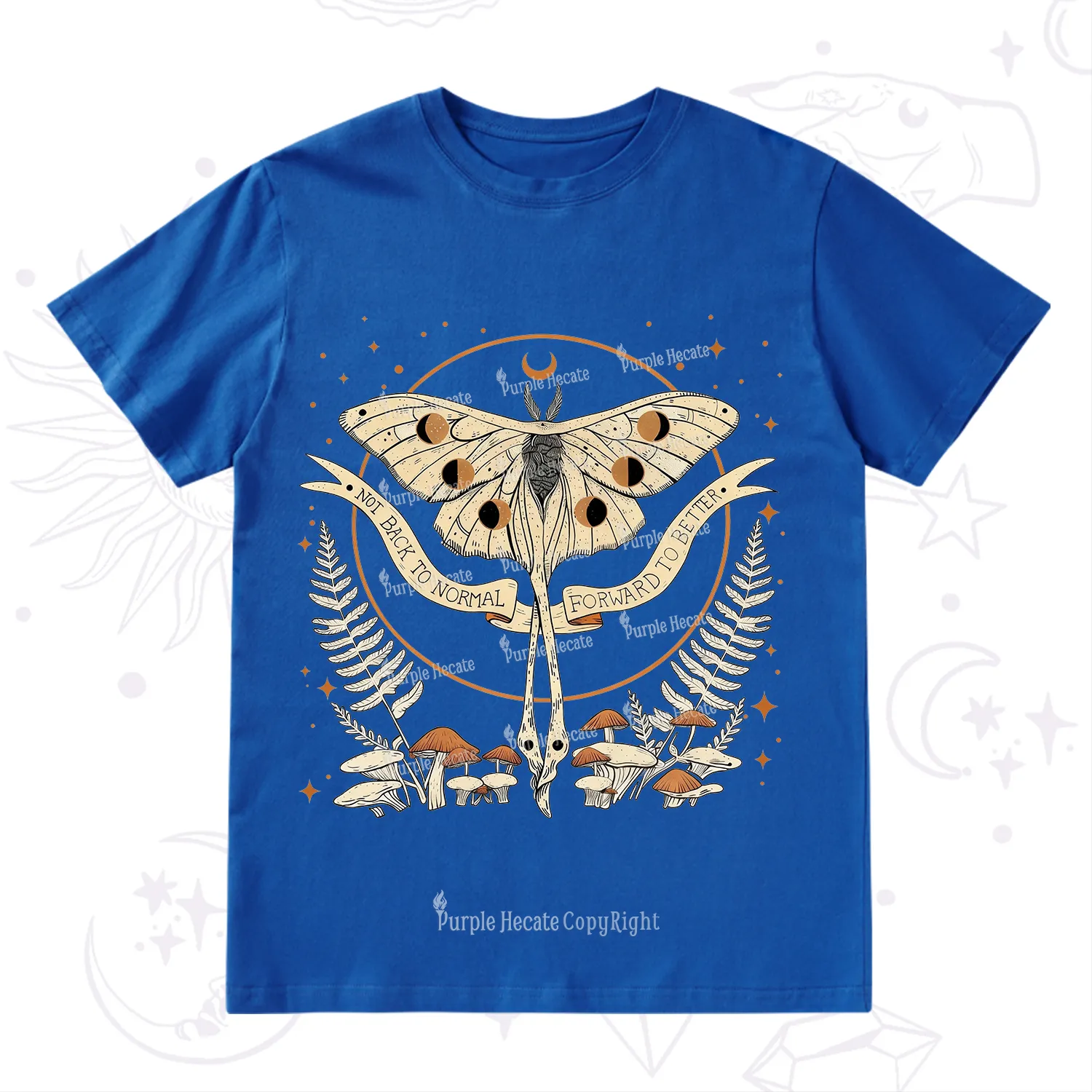 Purplehecate Celestial Moth T-Shirt