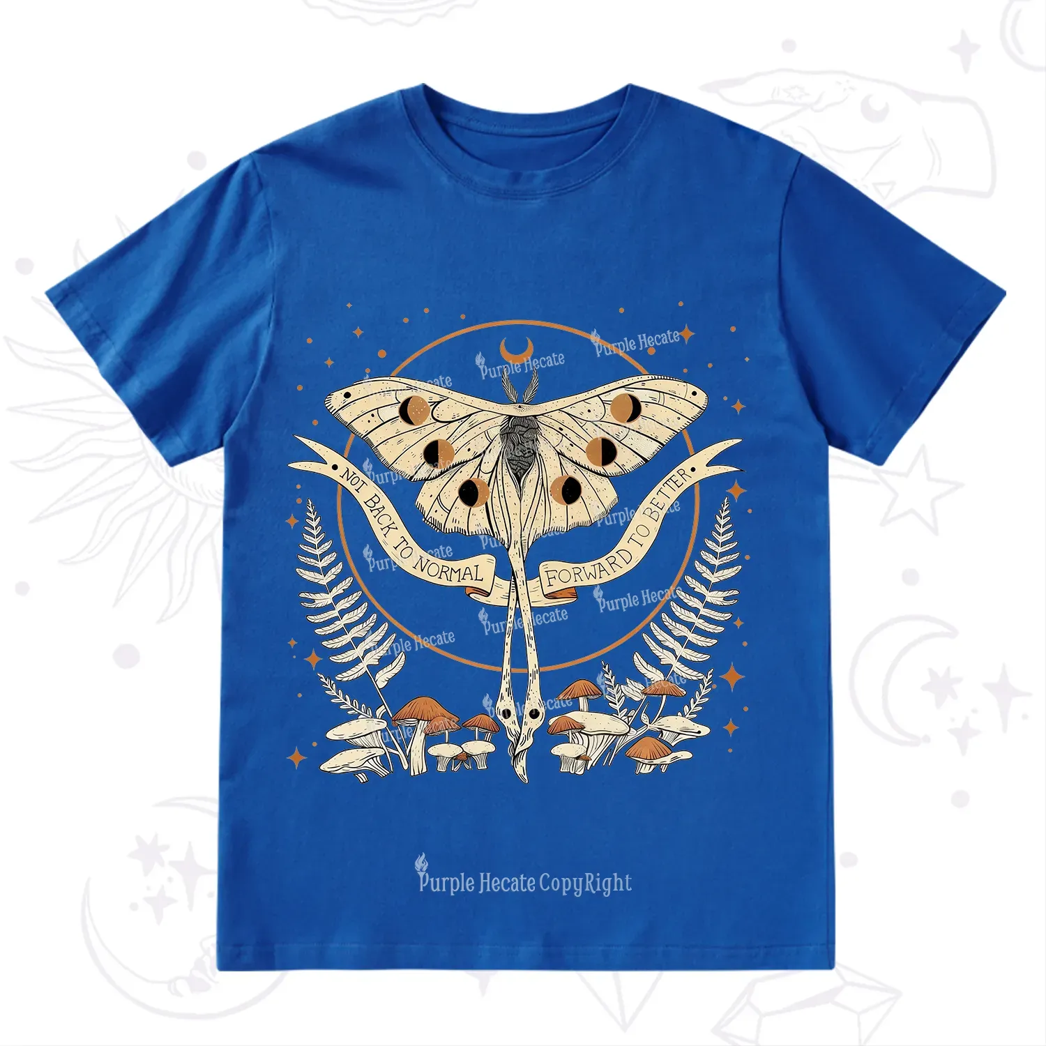 Purplehecate Celestial Moth T-Shirt