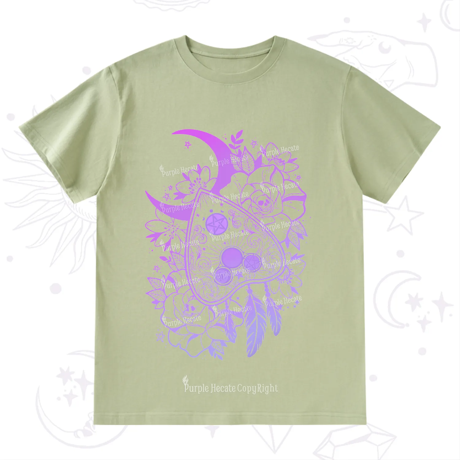 Purplehecate Neon Ouija T-Shirt