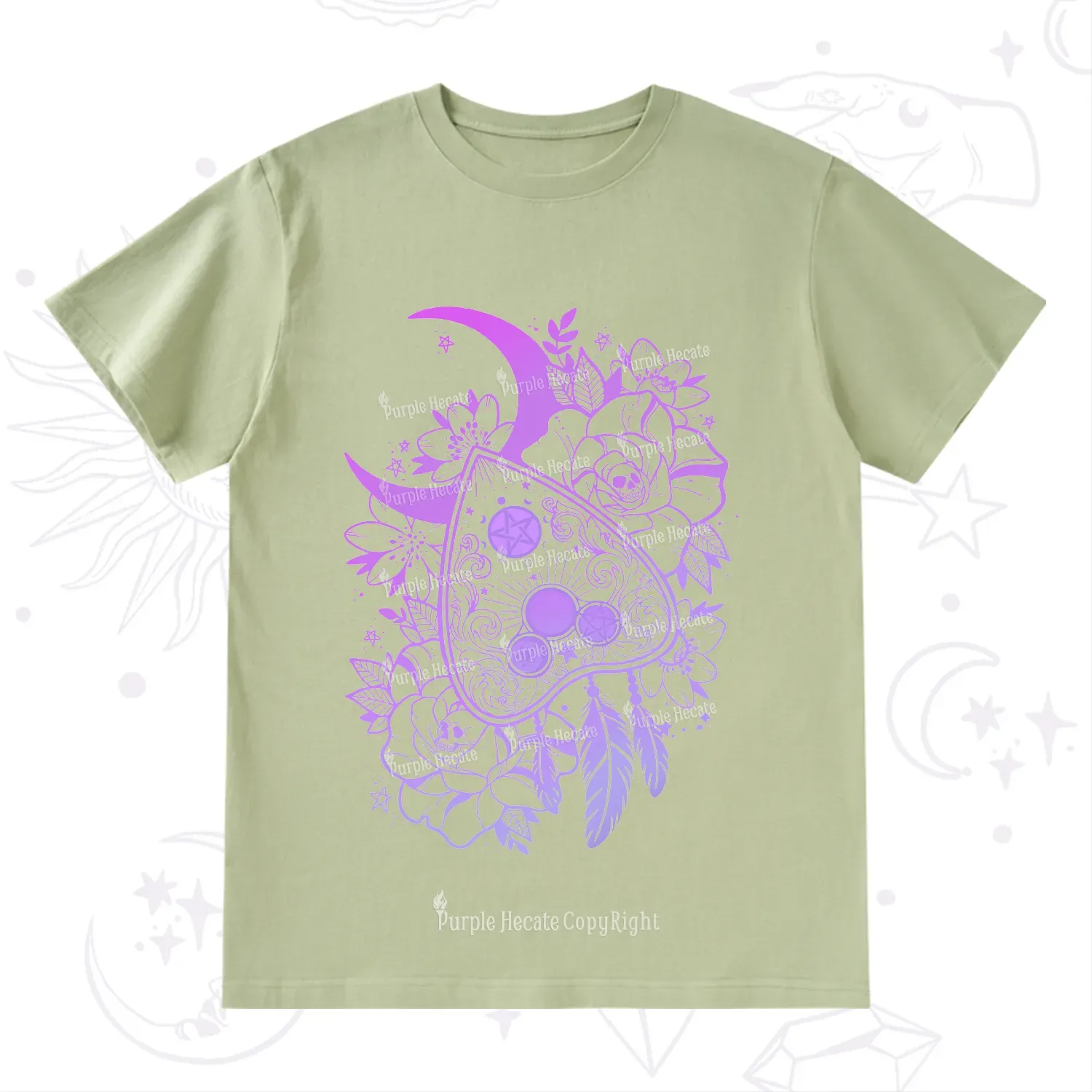 Purplehecate Neon Ouija T-Shirt