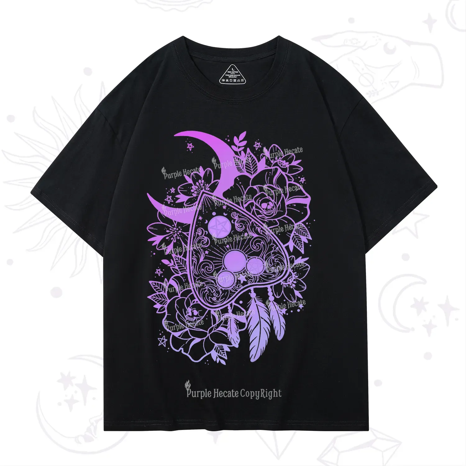 Purplehecate Neon Ouija T-Shirt