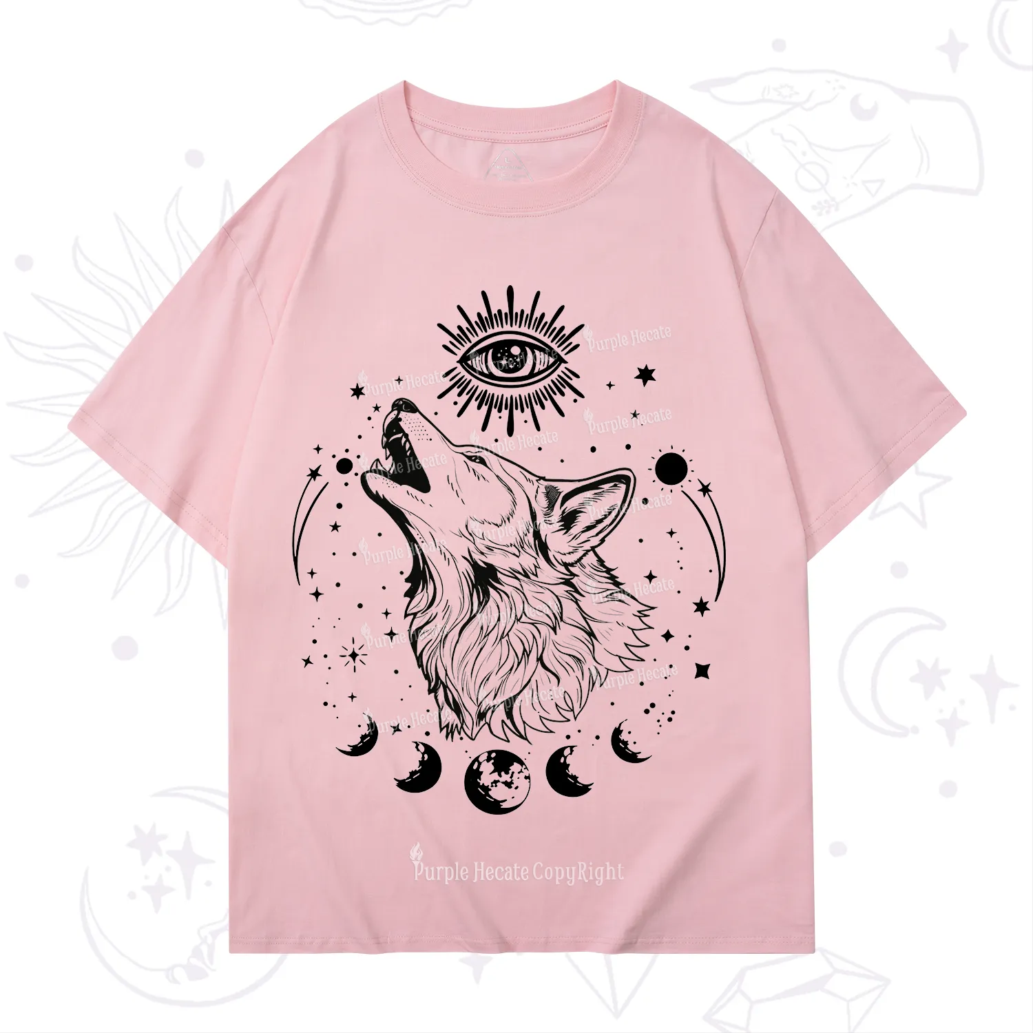 Purplehecate Howling Wolf T-Shirt