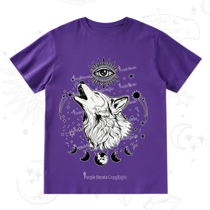 Purplehecate Howling Wolf T-Shirt