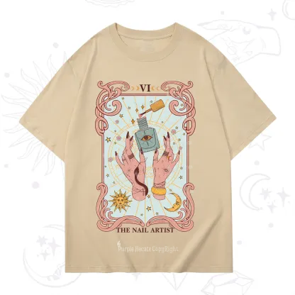 Purplehecate The Nail Artist Tarot T-Shirt