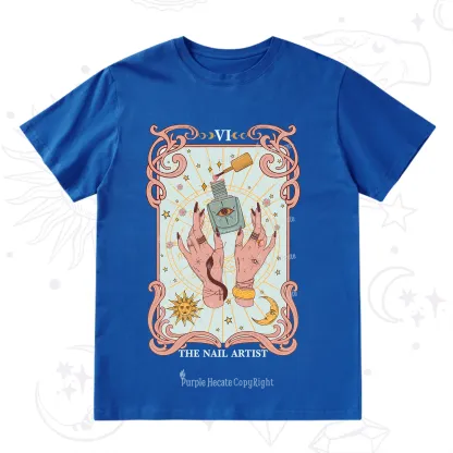 Purplehecate The Nail Artist Tarot T-Shirt