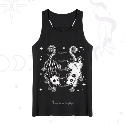 Purplehecate Moonlit Skeleton Rats Tank