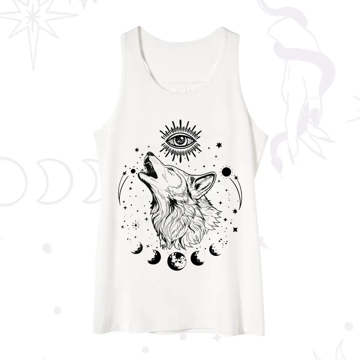 Purplehecate Howling Wolf Tank