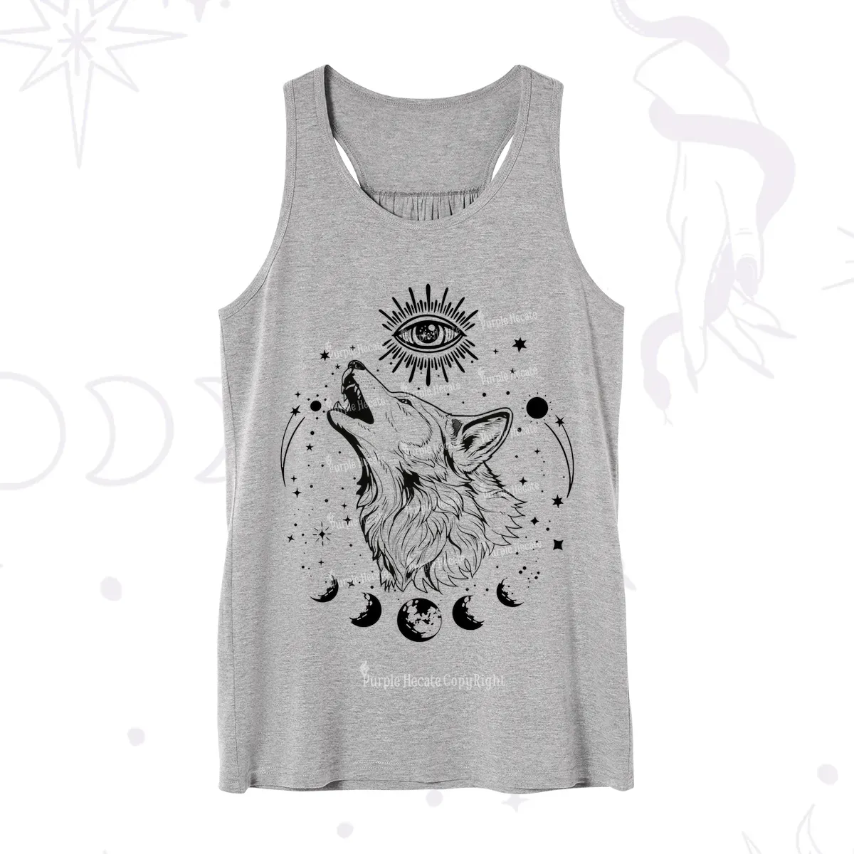 Purplehecate Howling Wolf Tank