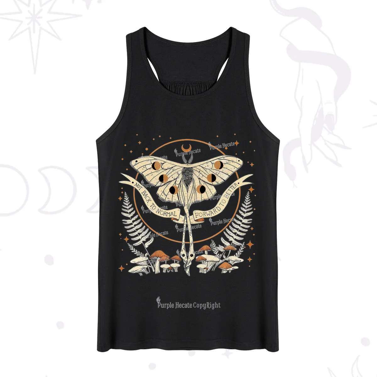 Purplehecate Celestial Moth Tank
