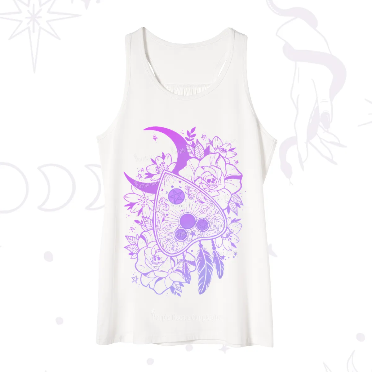 Purplehecate Neon Ouija Tank