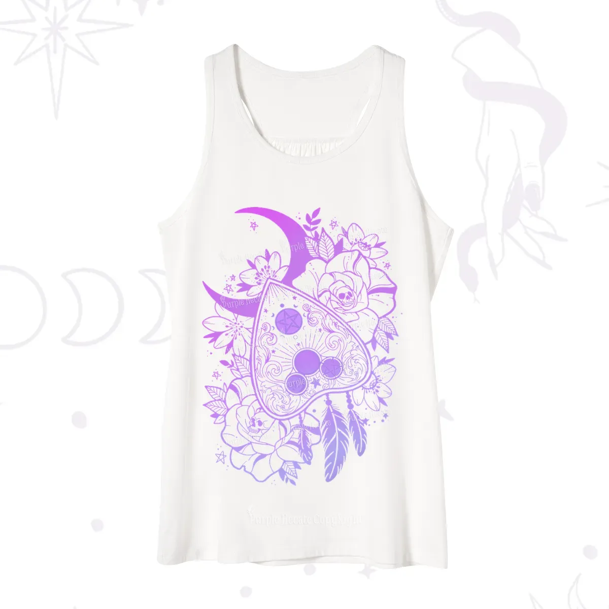 Purplehecate Neon Ouija Tank