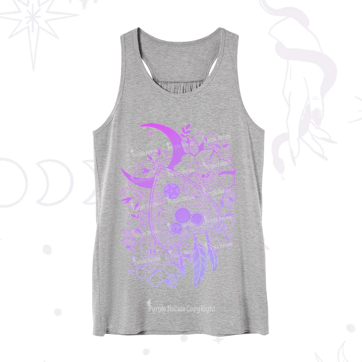 Purplehecate Neon Ouija Tank