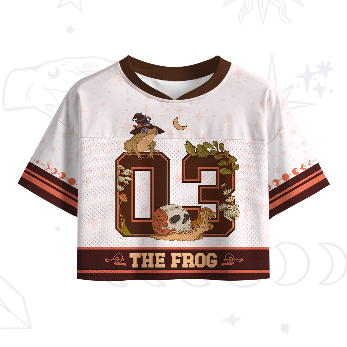 Purplehecate The Frog Crop Sports Jersey