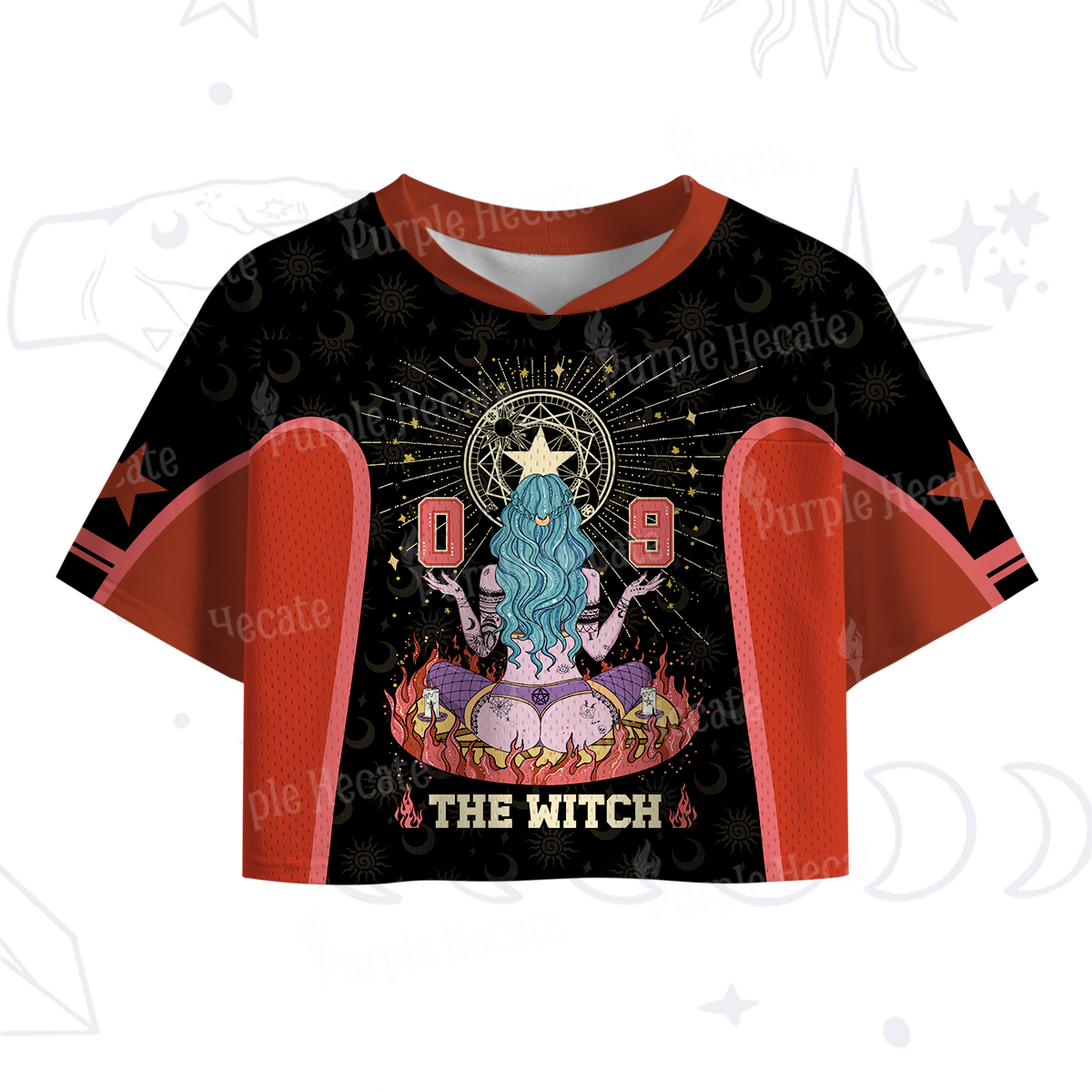 Purplehecate The Witch Crop Sports Jersey