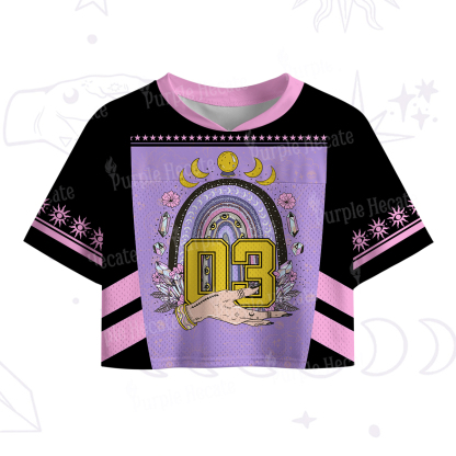 Purplehecate Purplehecate Magic Rainbow Crop Sports Jersey