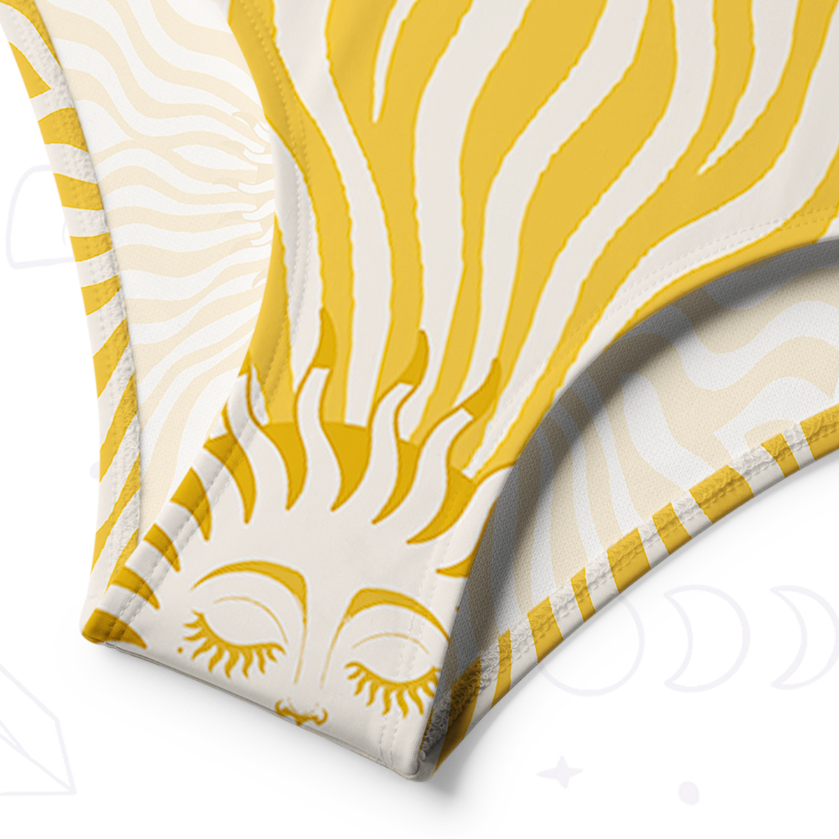 Purplehecate Stellar Symphony One-Shoulder One-Piece Swimsuit