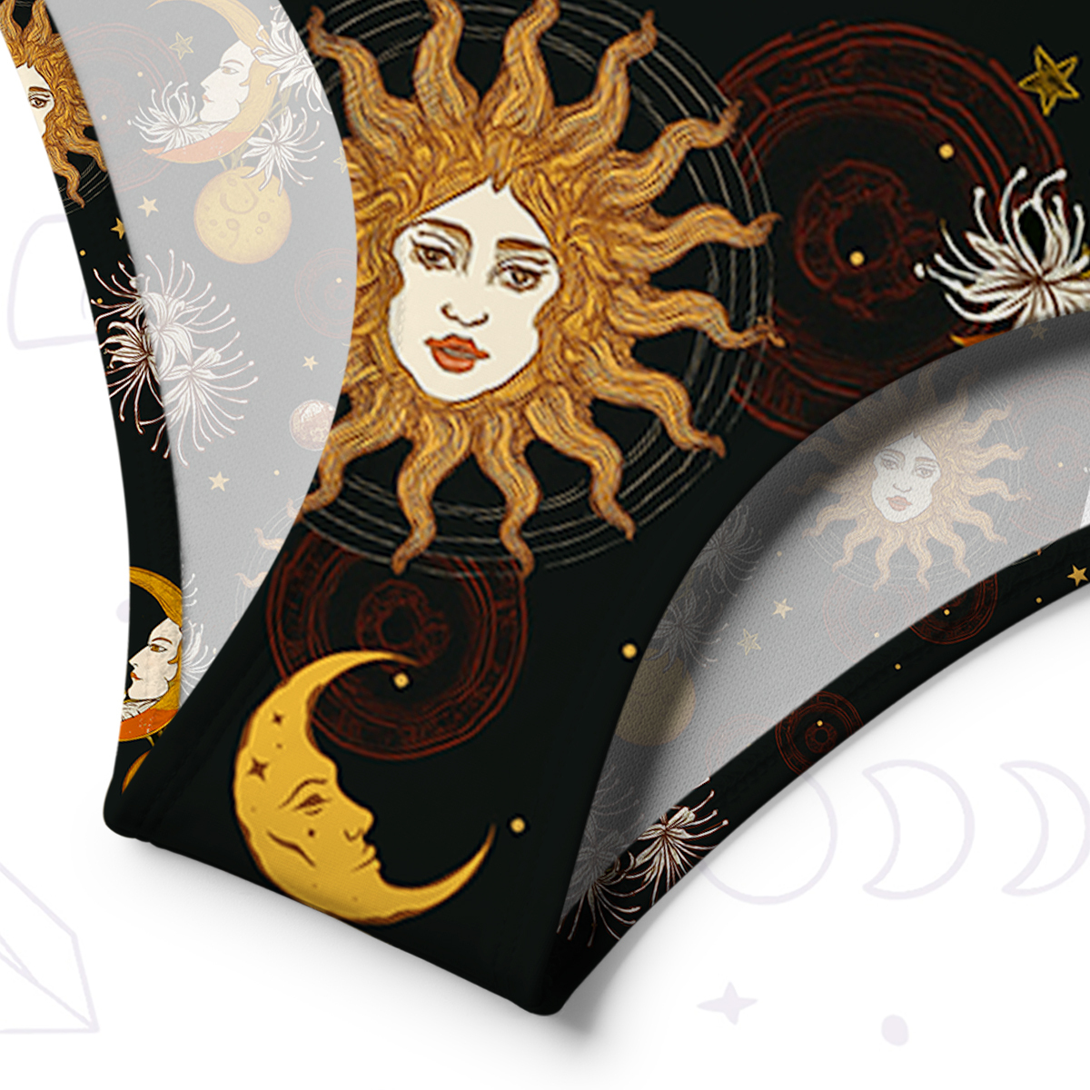 Purplehecate Stellar Symphony One-Shoulder One-Piece Swimsuit