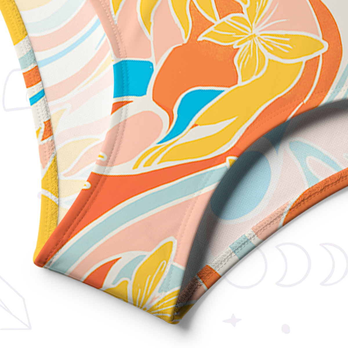 Purplehecate Summer Sanctuary One-Shoulder One-Piece Swimsuit