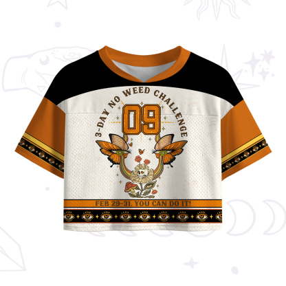 Purplehecate 3 Day No Weed Challenge Crop Sports Jersey