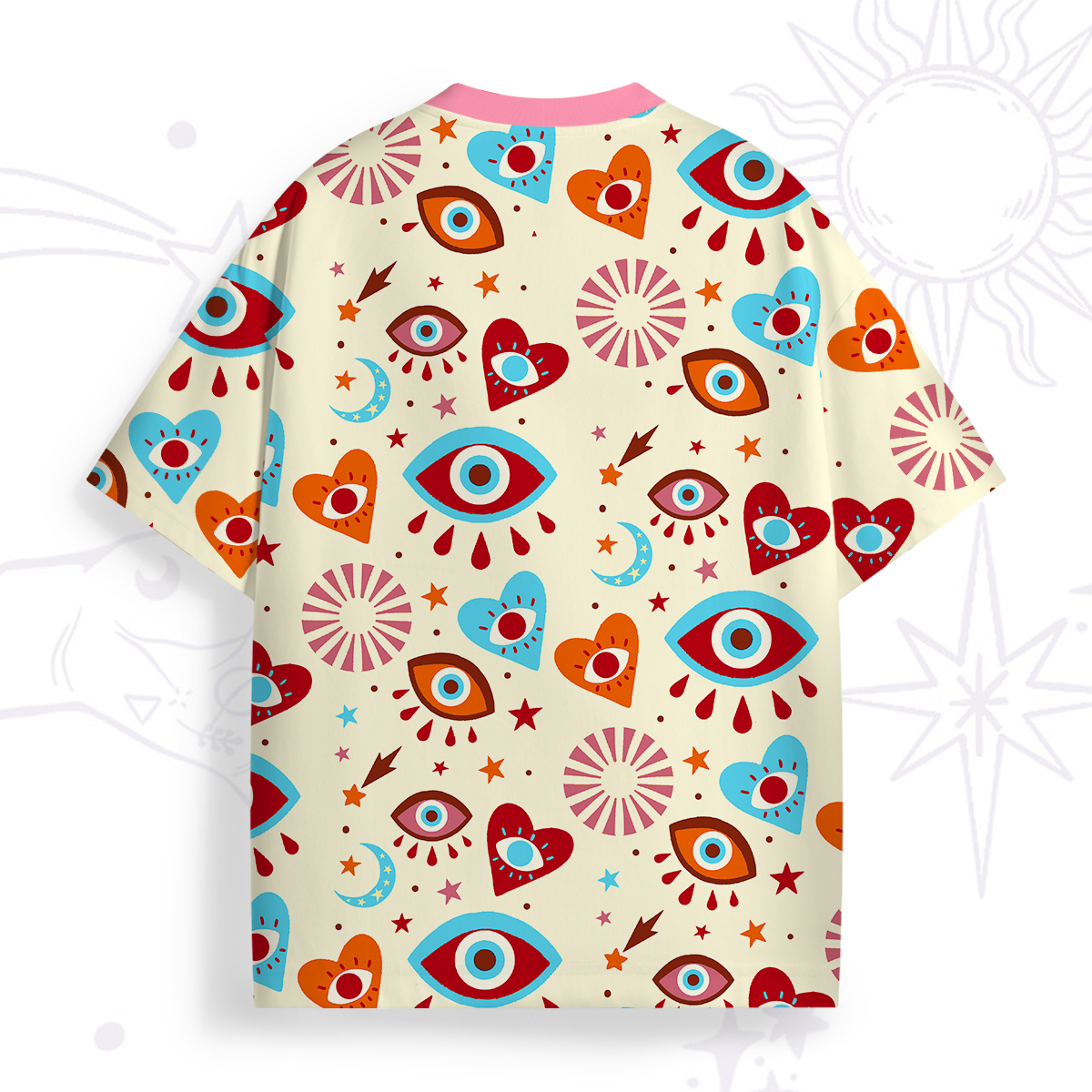 Purplehecate Protective Evil Eye Amulet All Over Print T-Shirt