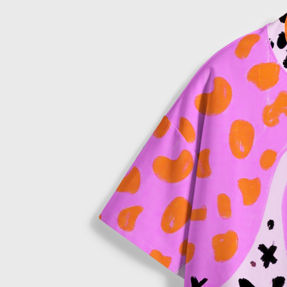 Purplehecate Cosmic Love Eyes Graffiti All Over Print T-Shirt