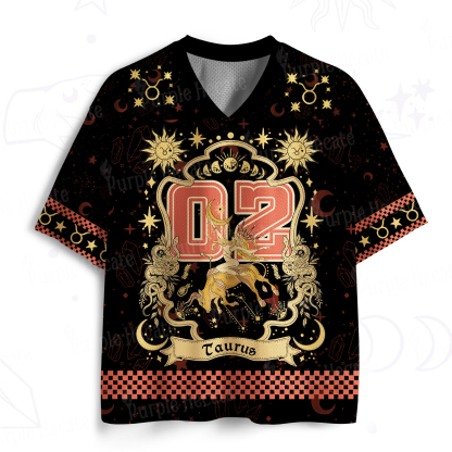 Purplehecate Taurus' Astral Mirage Zodiac Mesh Jersey