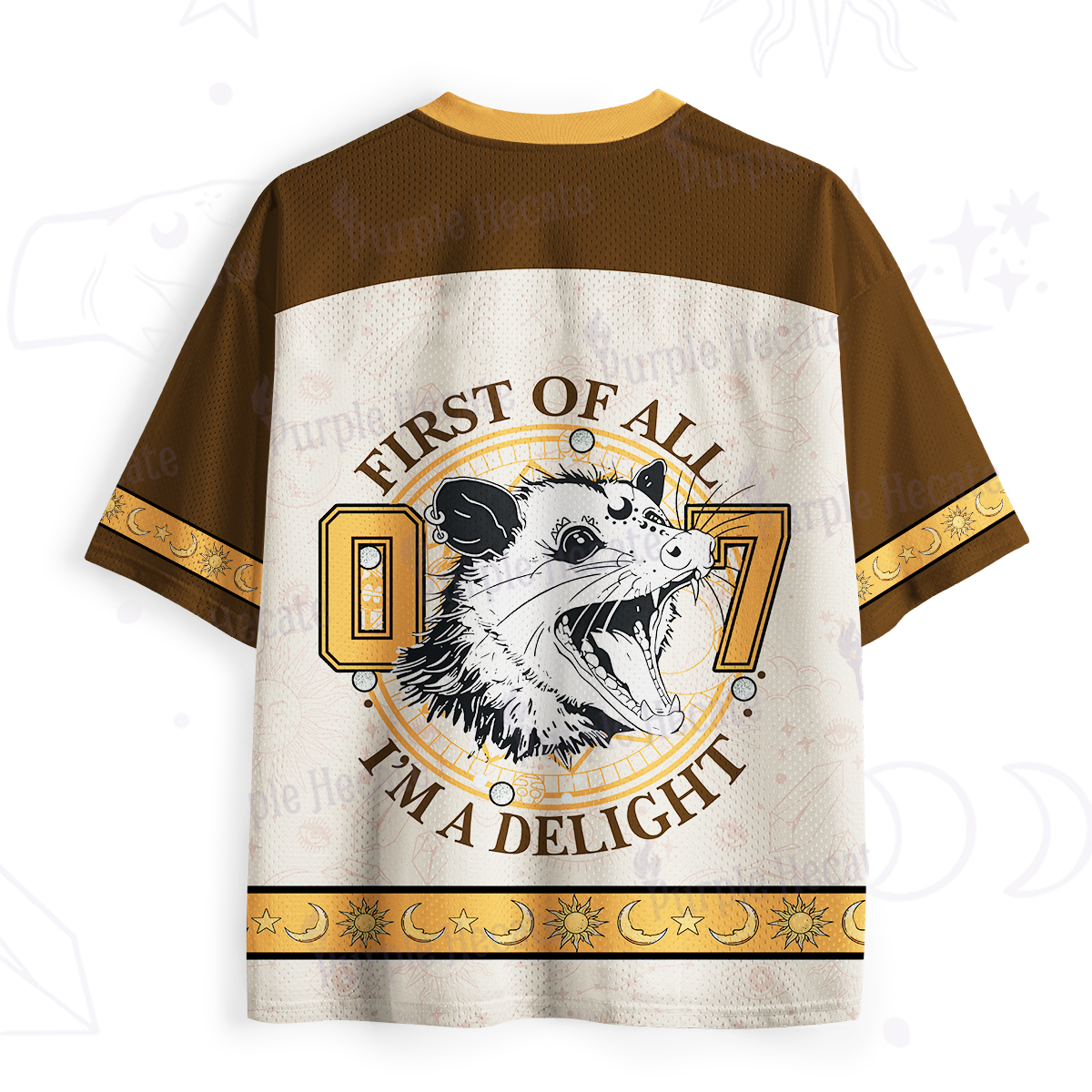 Purplehecate First of All I’m a Delightful No.07 Mesh Jersey