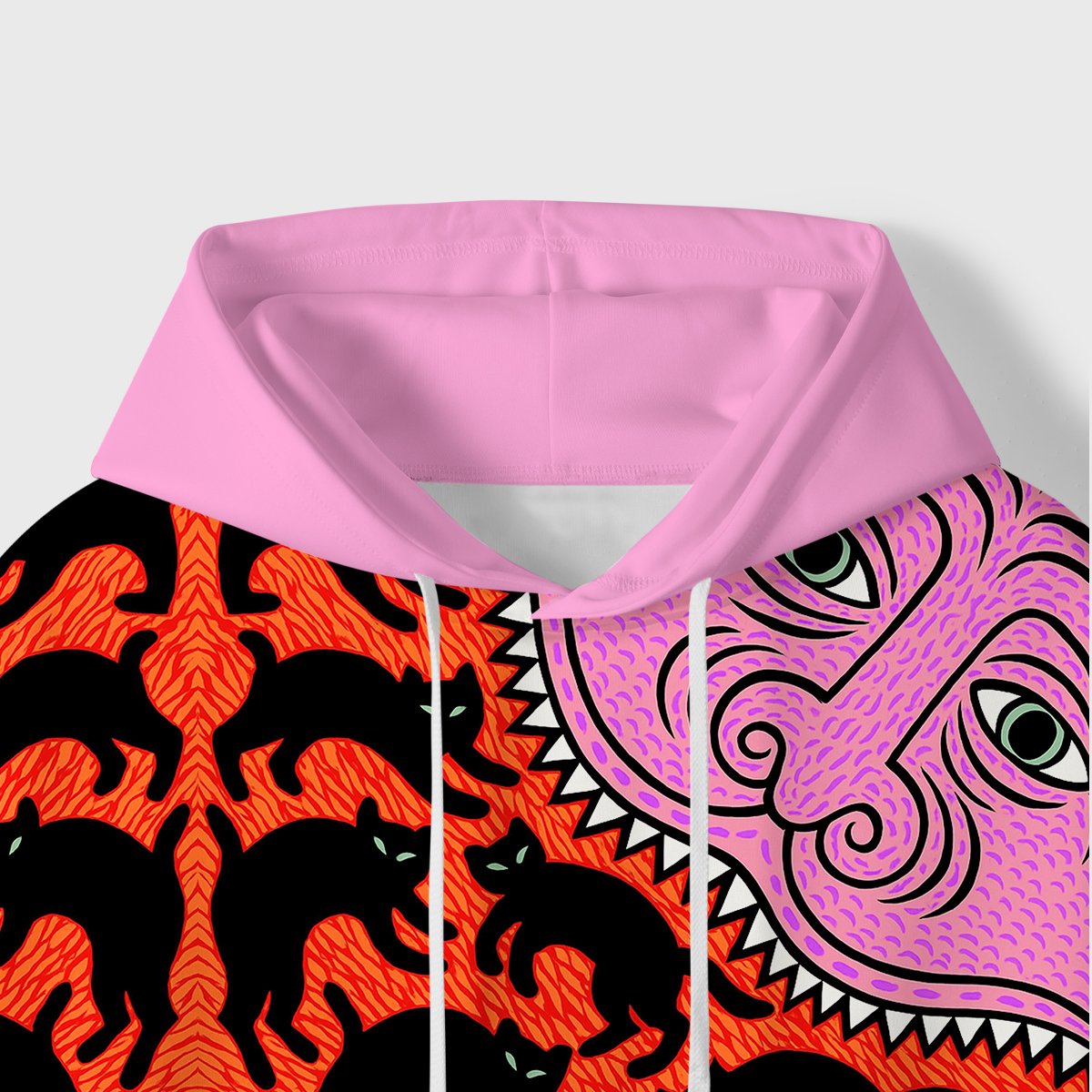 Purplehecate Cats for the Devil’s Feast All-Over Print Hoodie