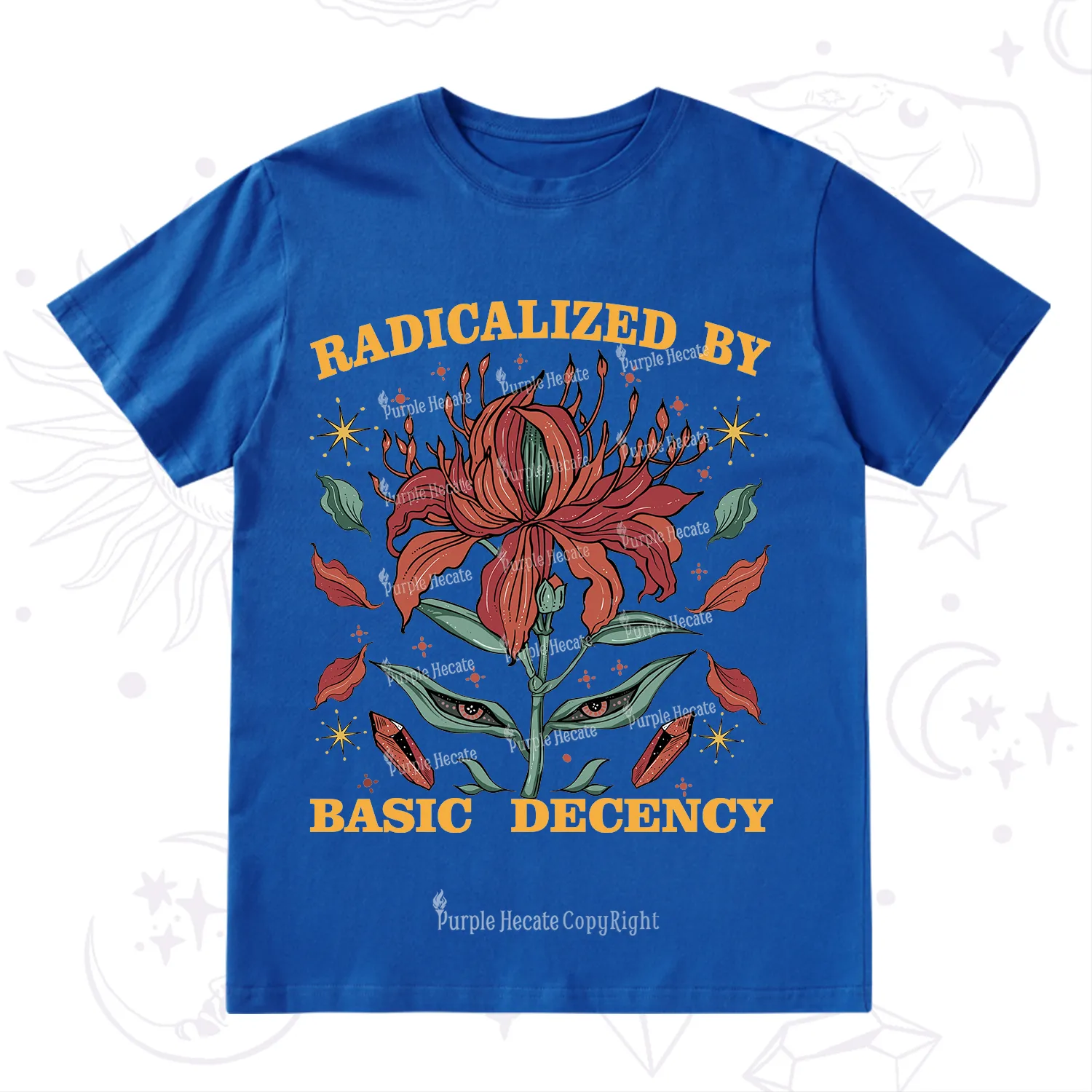 Purplehecate Radicalized By Basic Decency T-Shirt