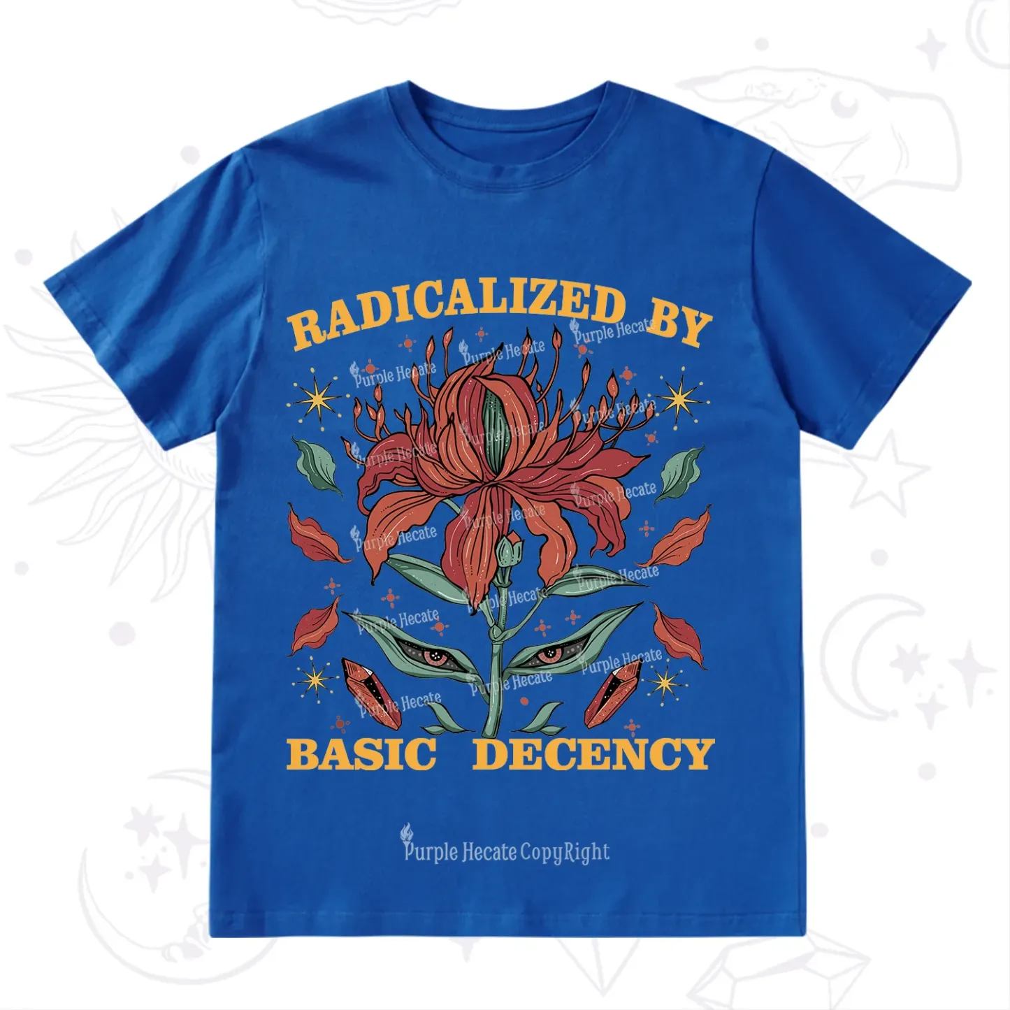 Purplehecate Radicalized By Basic Decency T-Shirt