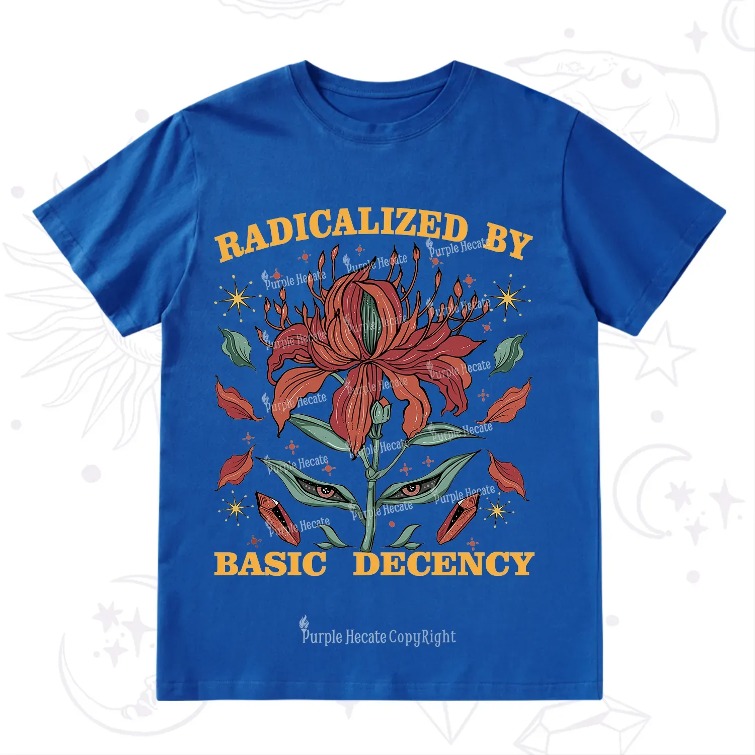 Purplehecate Radicalized By Basic Decency T-Shirt
