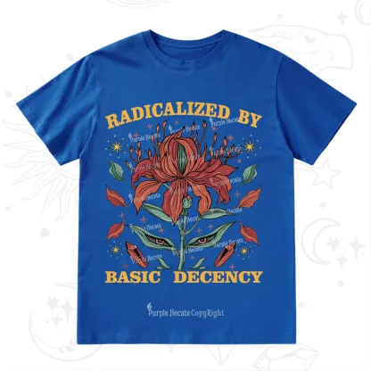 Purplehecate Radicalized By Basic Decency T-Shirt