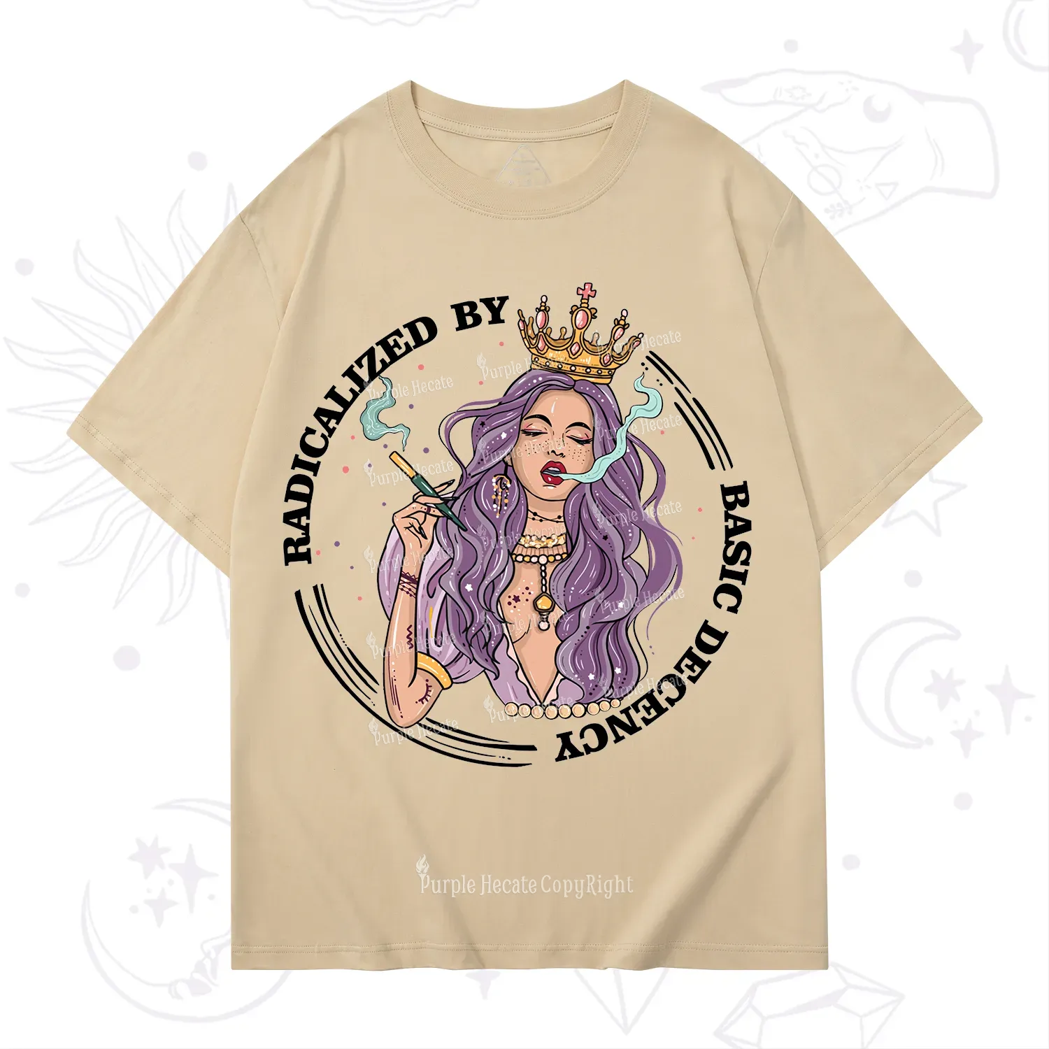 Purplehecate Radicalized By Basic Decency T-Shirt
