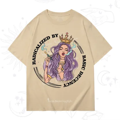 Purplehecate Radicalized By Basic Decency T-Shirt