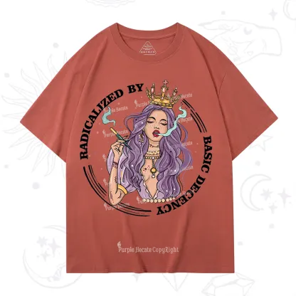 Purplehecate Radicalized By Basic Decency T-Shirt