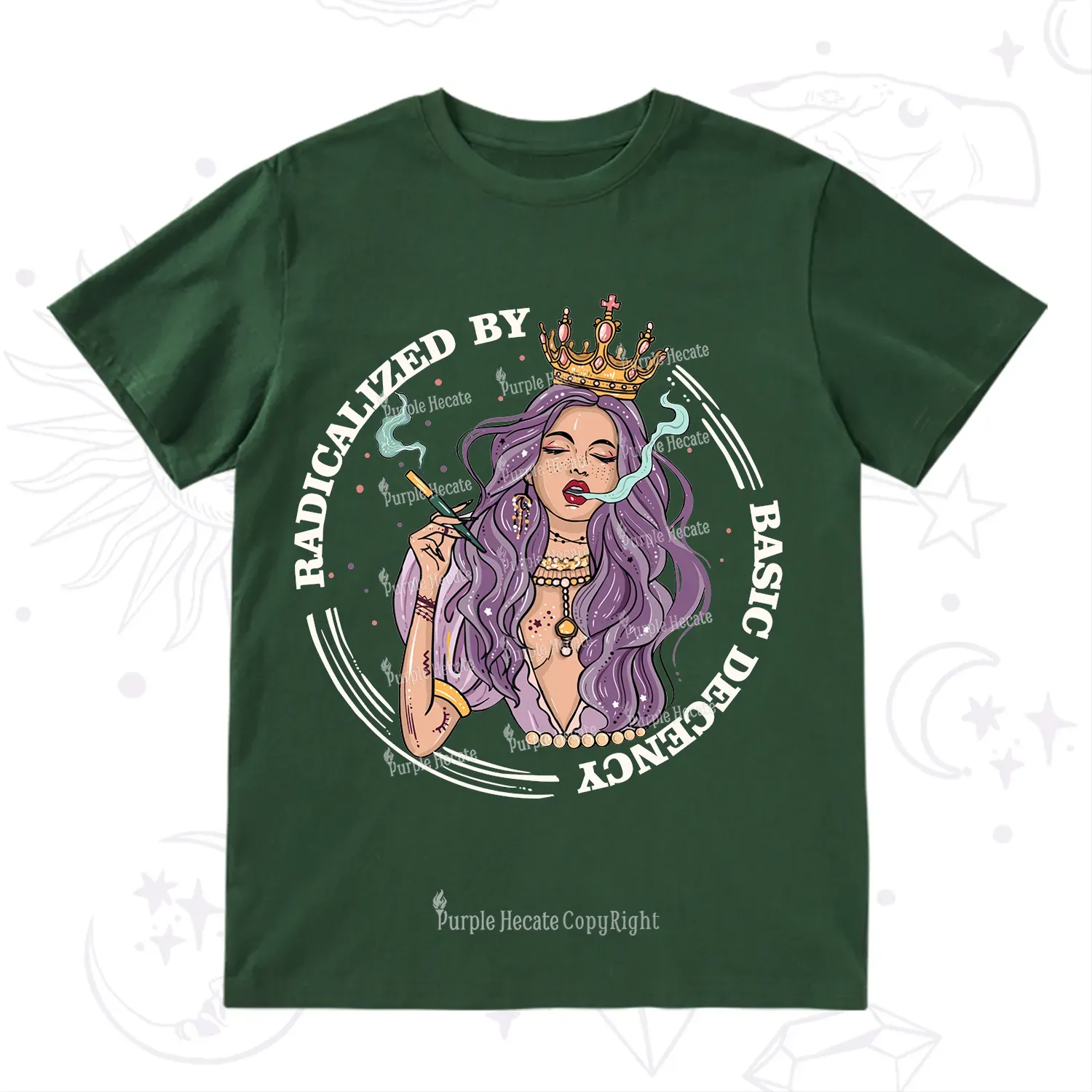 Purplehecate Radicalized By Basic Decency T-Shirt
