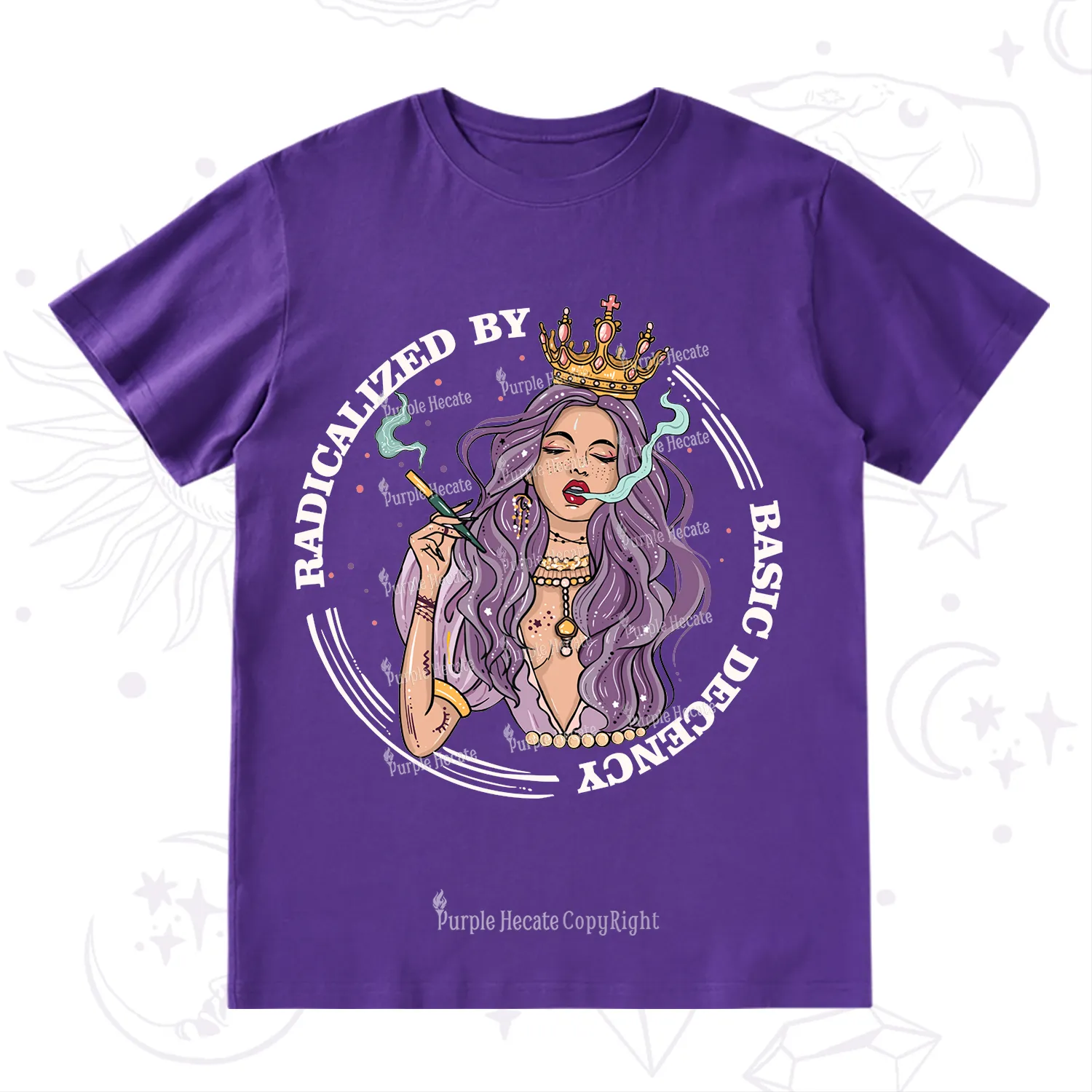 Purplehecate Radicalized By Basic Decency T-Shirt