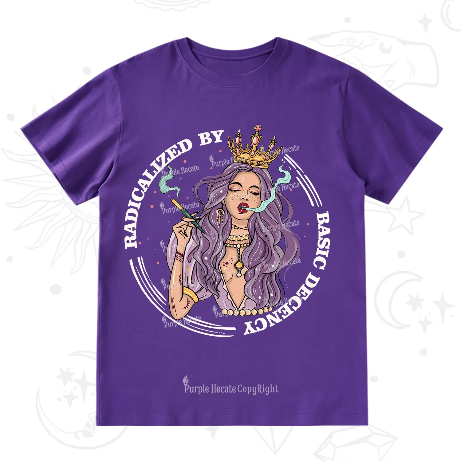 Purplehecate Radicalized By Basic Decency T-Shirt
