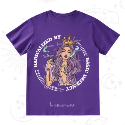 Purplehecate Radicalized By Basic Decency T-Shirt
