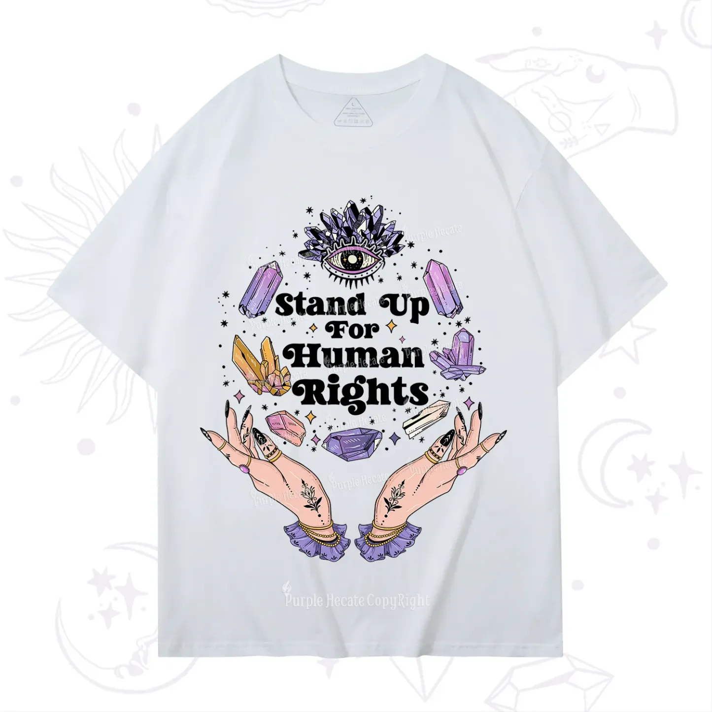 Purplehecate Stand Up For Human Rights T-Shirt