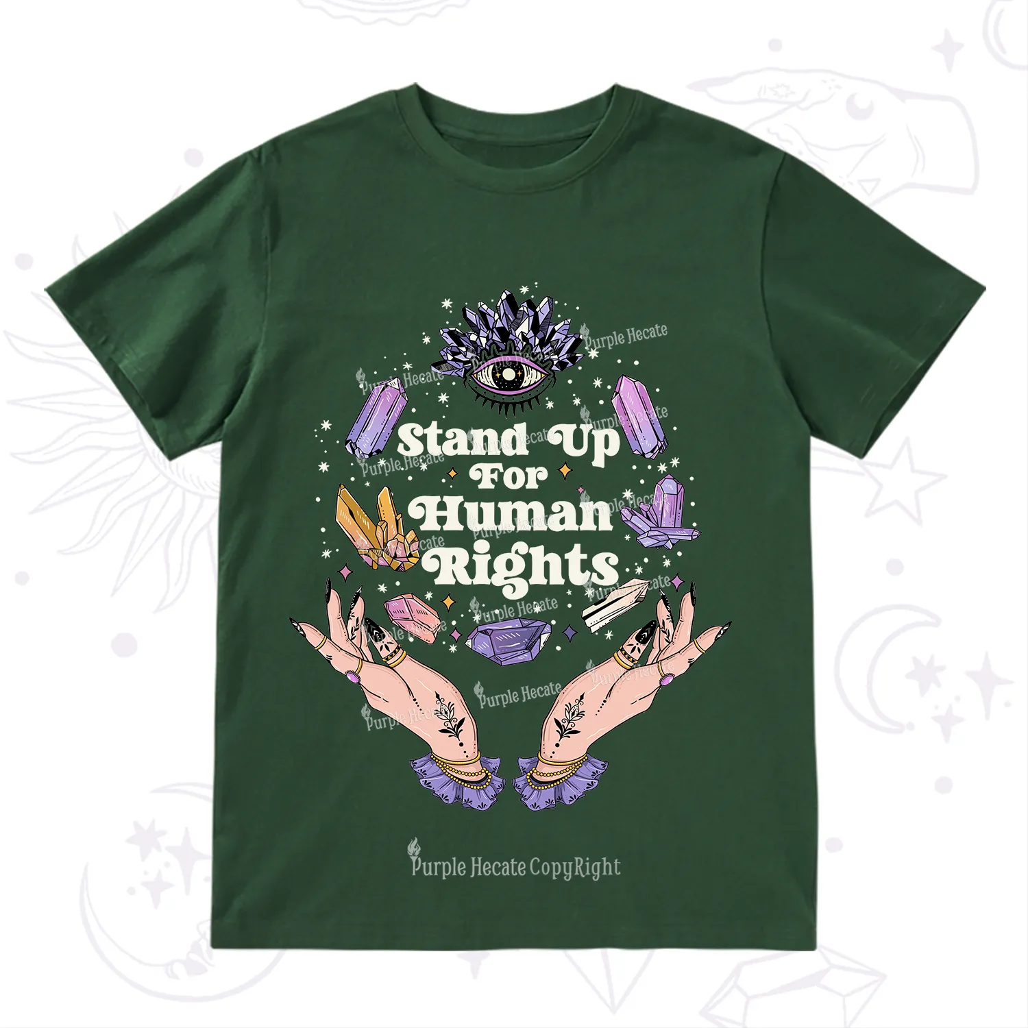 Purplehecate Stand Up For Human Rights T-Shirt