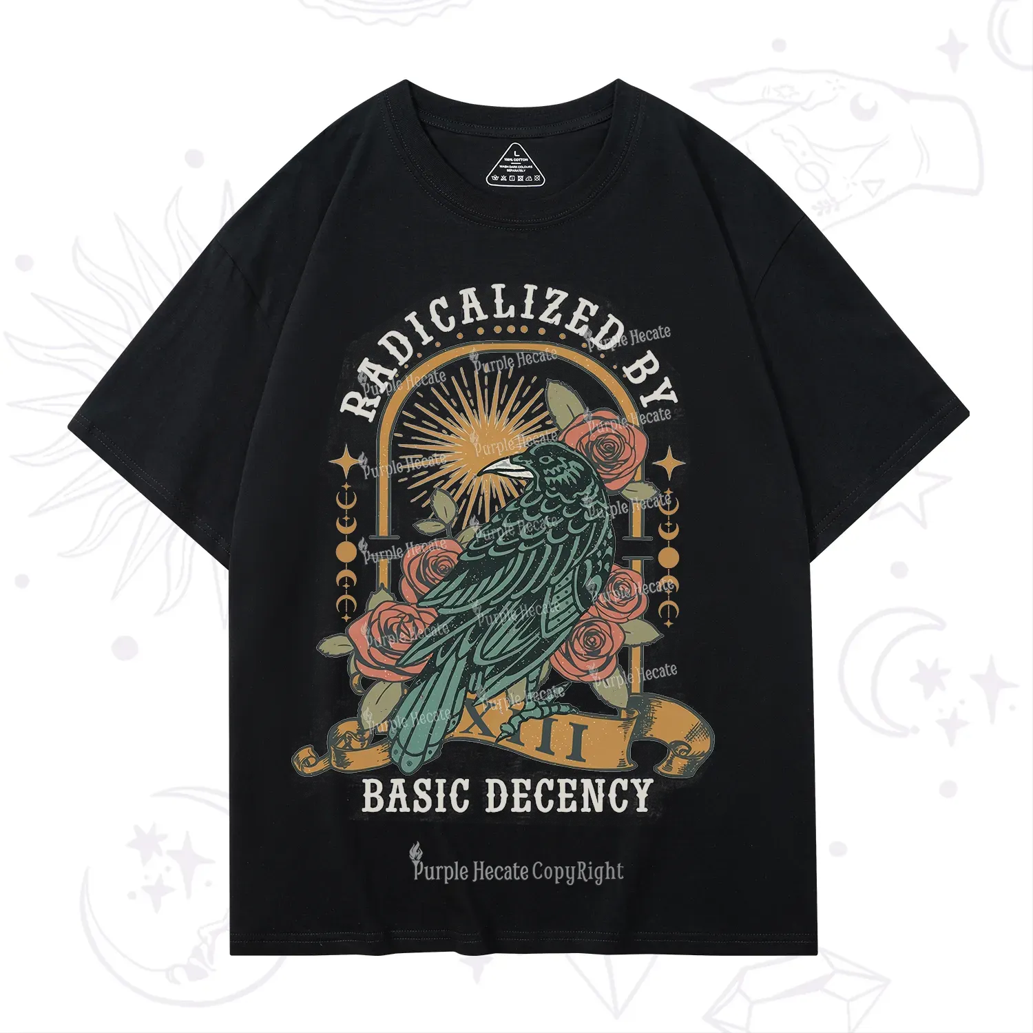 Purplehecate Radicalized By Basic Decency T-Shirt