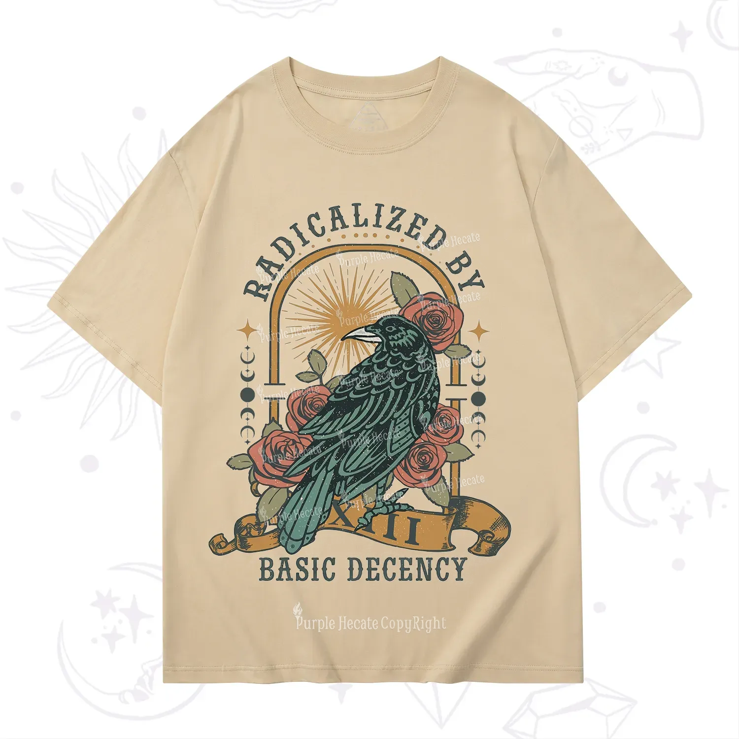 Purplehecate Radicalized By Basic Decency T-Shirt