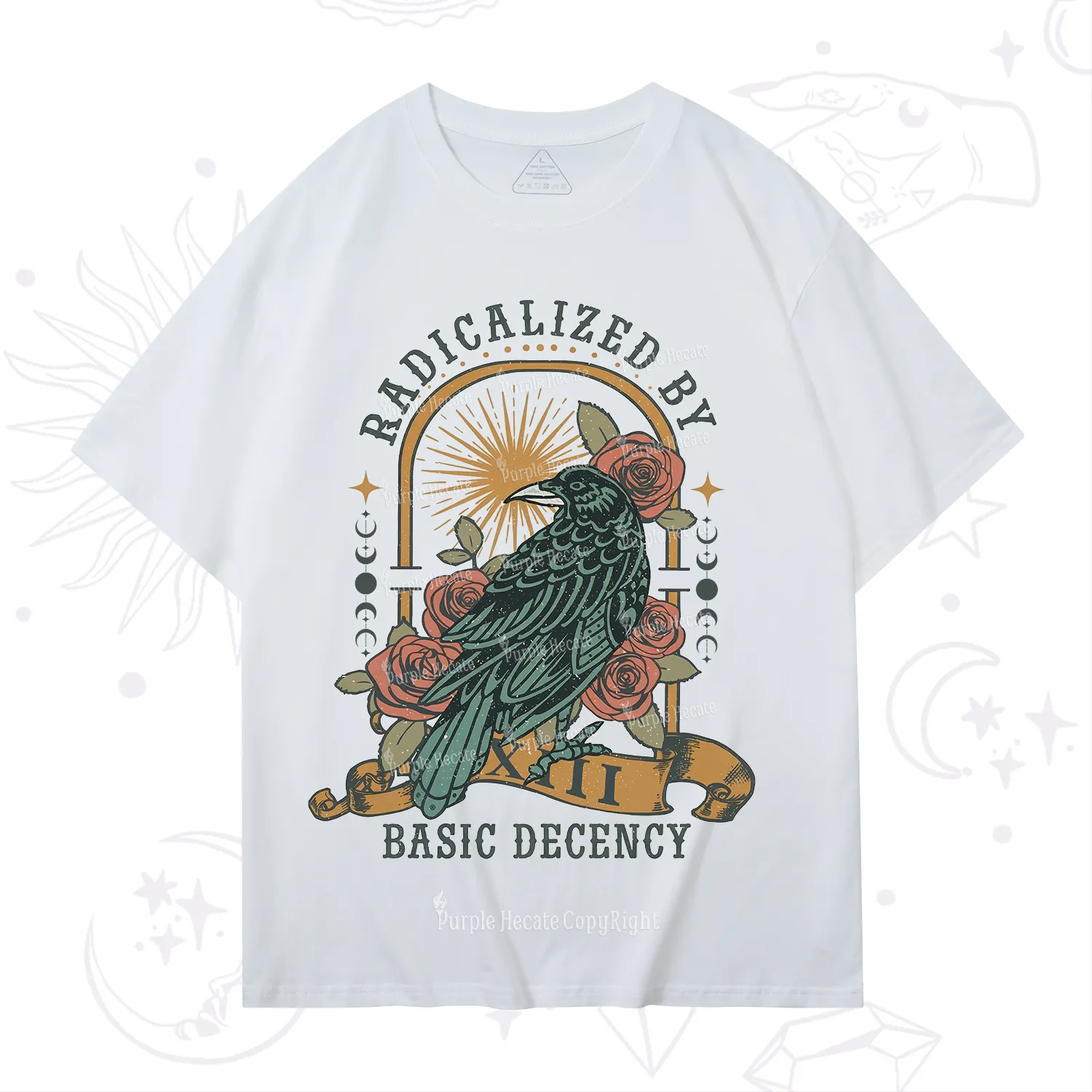 Purplehecate Radicalized By Basic Decency T-Shirt