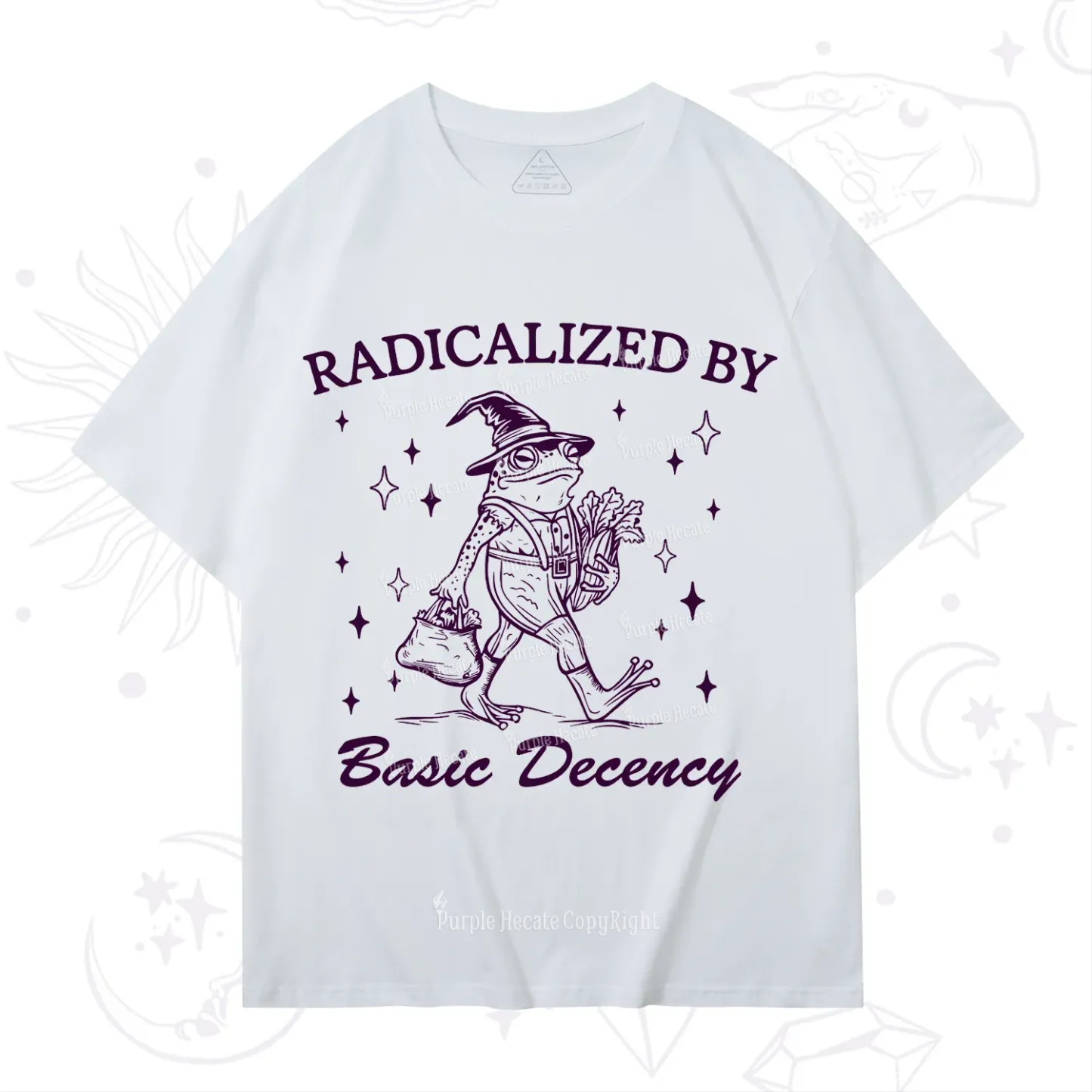 Purplehecate Radicalized By Basic Decency T-Shirt