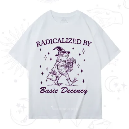 Purplehecate Radicalized By Basic Decency T-Shirt