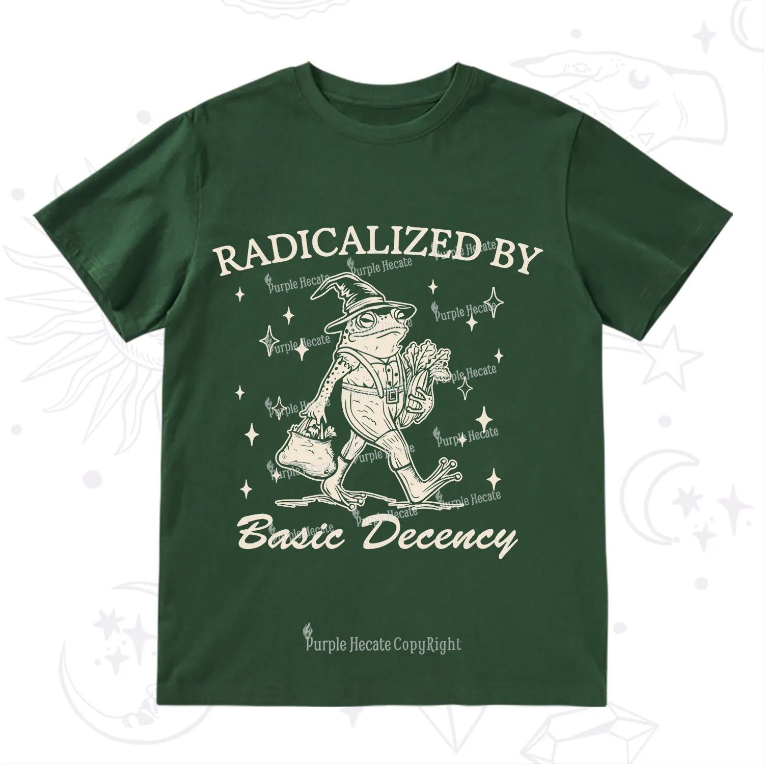 Purplehecate Radicalized By Basic Decency T-Shirt