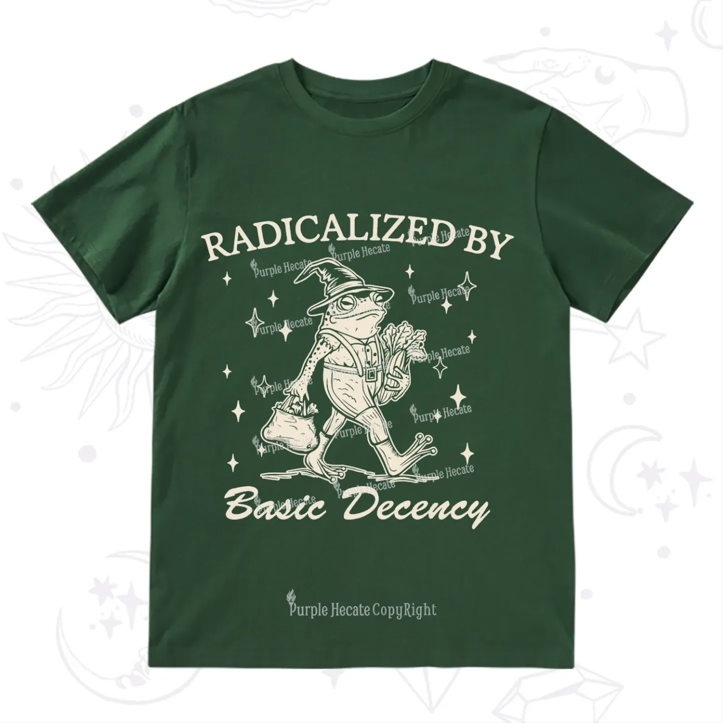 Purplehecate Radicalized By Basic Decency T-Shirt